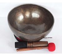 25,4 cm tibetano antico fatto a mano campana tibetana