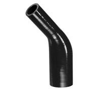 25-45Mm 0,98"-1,77" ID 102Mm 4,02" Lungo 45 Gradi Tubo Silicone Nero Per Auto