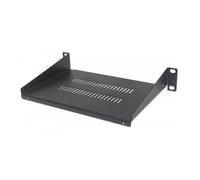 25.4cm a Sbalzo Scaffale, 1U, 150MM Profondità, Ventilato, Nero