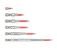25/50/65/70/90/150 Mm BIT Potenza Bit Magnetico Impatto Per Trapano Magnetico Cacciavite Antismissivo Pesante