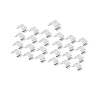 25/50 clip a molla antiruggine per serre, in acciaio inox, fissaggio per vetro, 25 mm x 10 mm x 15 mm