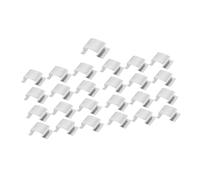 25/50 clip di fissaggio per serre in acciaio inox e vetro, resistenti alle intemperie, 25 mm x 10 mm x 15 mm, per serre da orticoltura, vetri, ricambio