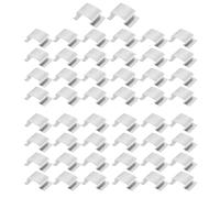 25/50 clip in acciaio inox per vetri, resistenti, caricate a molla, 25 mm x 10 mm x 15 mm, antivento, design per riparazione vetri