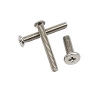 25/50 pezzi M1.2 M1.4 M1.6 M2 M2.5 M3 M4 Mini Micro Piccola Vite a Testa Piatta Ultra Sottile for Laptop Telefono Occhiali(2.5MM_M1.6 50PCS)