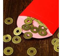 25/50 pezzi Monete Feng Shui per il Capodanno Cinese, monete della fortuna e della buona sorte I-Ching per la salute e la ricchezza, accessori decorativi per artigianato fai-da-te 50 pezzi,25 pezziLeg