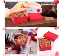 25/50 pezzi Set di mini lettere d'amore, include buste e cartoline bianche, adatto per coppie a distanza, regalo di San Valentino, unisex per fidanzati e fidanzate, con piccole buste incluse 26 pezzi,