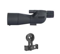 25-75x60mm HD Cannocchiale ED Lente Potente Telescopio Zoom Monoculare Bak4 Prisma For Il Campeggio Esterno Bird Watching Tiro(Black with clip)