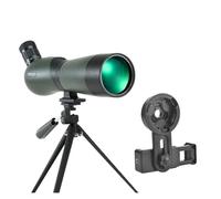 25-75x70 Zoom Cannocchiale HD Monoculare Ad Alto Ingrandimento Telescopio Impermeabile W/Treppiede Da Tavolo For Birding Caccia In Viaggio Chiaro Immagine(Green with clip)