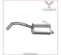 25.88.07 Silenziatore posteriore Imasaf per FIAT PANDA