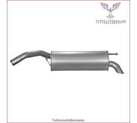25.95.07 Silenziatore posteriore Imasaf per FIAT STILO BRAVO LANCIA DELTA