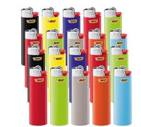 25 accendini BIC Maxi J26 con protezione per bambini, colori assortiti