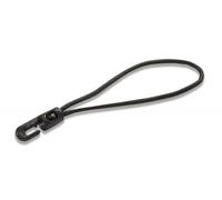 25 anelli elastici da 200 mm neri con gancio, in gomma con ganci per teloni pubblicitari e striscioni in PVC, per tenda, per rimorchi telonati, per il trasporto, con cinghia di tensione, in gomma, con gancio in plastica