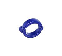 25 anelli per zampe di pappagallo con diametro interno 3,5-11,5 mm, in metallo, per addestramento al volo all'aperto,Blu scuro,11.5mm