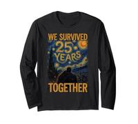 25 Anni Insieme 25 ° Matrimonio Maglia a Manica
