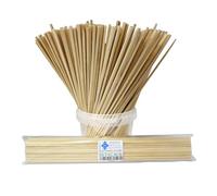25 bastoncini in legno di betulla per uso alimentare, 275 mm