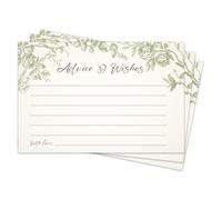 25 biglietti di auguri e consigli floreali vintage per coppie e neogenitori, ideali per compleanni, lauree, baby shower, addio al nubilato, ricevimenti nuziali, 10,2 x 15,2 cm, A09