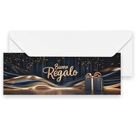 25 Buoni Regalo con Buste, Gift Card personalizzabili, Biglietti Omaggio da compilare, Voucher per Sconti Negozi Parrucchiera Estetista Uffici, Coupon per Offerte ai Clienti o Regali a Dipendenti