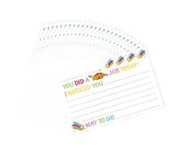 25 cartoline motivazionali, carte di comportamento positivo, carta di ricompensa per studenti, insegnanti, gestione del comportamento domestico