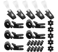25 clip antivento resistenti alle intemperie per bandiere da giardino adatte per interni costieri e luoghi elevati