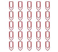 25 clip in metallo a matita: organizer colorato per ufficio e scuola con funzione segnalibro, organizer per ufficio colorato