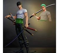 25 Cm/9,84 Pollici Anime One Piece Figure Roronoa Zoro Figura Statua in PVC Mode