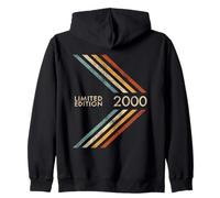 25° Compleanno 2000 Edizione Limitata Ragazzo Ragazza Stile Vintage Felpa con Cappuccio