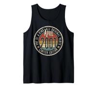 25° Compleanno Vintage Aprile 2001 Retro Edizione Limitata Canotta