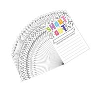 25 Conteggi Divertenti Shout Out Cards Recognition 4x6inch Ricompensa Per Studenti Insegnanti Dipendenti Office Staff Employee Motivazione
