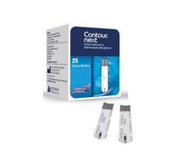 25 Contour Next strisce reattive diabete test glucosio 04-2027