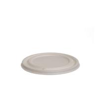 25 Coperchi in polpa di cellulosa compostabili piatti senza foro Ø11 cm