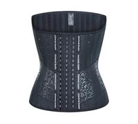 25 corsetto modellante in lattice Steel Bones con controllo della pancia, corsetto modellante for il corpo, snellente for la pancia(Black,L)