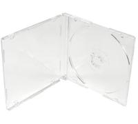 25 custodie singole trasparenti per CD e DVD, 8 cm. Queste custodie sono per mini dischi con un diametro di 8 cm e non per dischi di dimensioni standard.