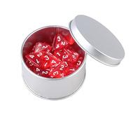 25 dadi trasparenti poliedrici poliedrici in acrilico a 4 lati per giochi da tavolo, facili da usare, trasparenti