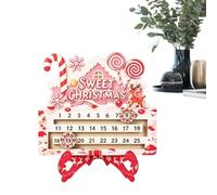 25 Day Wooden advent calendarr Christmas Table Decoration