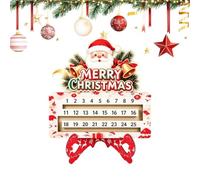 25 Day Wooden advent calendarr Christmas Table Decoration