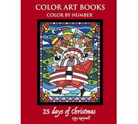 25 Days of Christmas - Color by Number Book - Superior paper edition