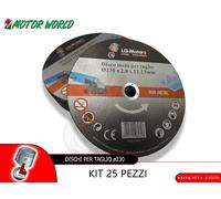 25 Dischi Abrasivo da taglio ferro smerigliatrice ø230 2,0X22,23MM