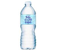 25 etichette per bottiglie d'acqua Baby Its Cold Outer, set di 25 adesivi impermeabili per bottiglie d'acqua, decorazioni, motivo "It's a Boy", colore: blu