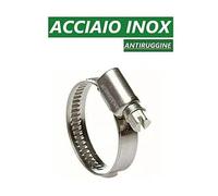 25 Fascette 8 fino A 70 MM Stringitubo Morsetto Tubo Acciaio Inox