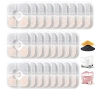 25 filtri per gatti compatibili con catit pixi, filtri di ricambio per fontane a carbone attivo, triplo sistema di filtrazione con resina per mantenere l'acqua pulita e fresca
