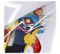 25 fogli A4 lucidi trasparenti autoadesivi in vinile per stampanti a getto d'inchiostro, per etichette adesive e stampabili a getto d'inchiostro e laser