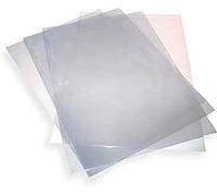 25 fogli di acetato formato A3, 240 micron, in plastica PVC trasparente, resistente, copertura trasparente per rilegatura, stencil, incisione e artigianato