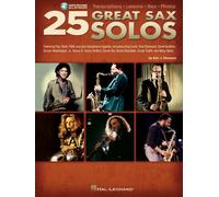 25 Great Sax Solos: Featuring Pop, Rock, R&B, and Jazz Saxophone Legends, Including King Curtis, Paul Desmond, David Sanborn, and Many More [Lingua inglese], CD incluso
