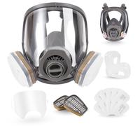 25 in 1 Maschera Respiratoria Integrale, Maschera per Verniciatura, Maschera