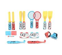 25 in 1 Switch Sport Gioco Set di Accessori Bundle per Switch Sport Game Controller NS Cinghia da polso Dance Band Racchetta Gioco per famiglie