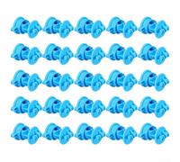 25 isolanti per pali di recinzione rotondi, adatti da 1/4 a 9/16, perfetti per migliorare il tuo spazio esterno (blu)