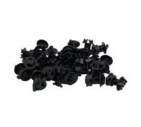 25 isolanti rotondi a vite in plastica per recinzioni elettriche, adatti per 1 oltre 4-9 oltre 16 tondi, 5 oltre 8 pali a T, supporto resistente per giardino e cortile (nero)