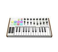 25-Key. USB MIDI. Controller Della Tastiera 8. Rgb. Pad Trigger Retroilluminati Con Pedale Da 6,35mm Portatile Portatile Tastiera Pianoforte