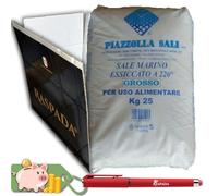 25 kg sale marino essicato per addolcitori acqua filtro depuratori casa piscina antialghe e omaggio Raspada