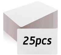 25 lavagne bianche doppie cancellabili a secco da 22,9 x 15,2 cm, compatte per insegnanti e studenti, ideali per classe, scuola, ufficio, apprendimento a casa, set con bordi arrotondati e sicuri